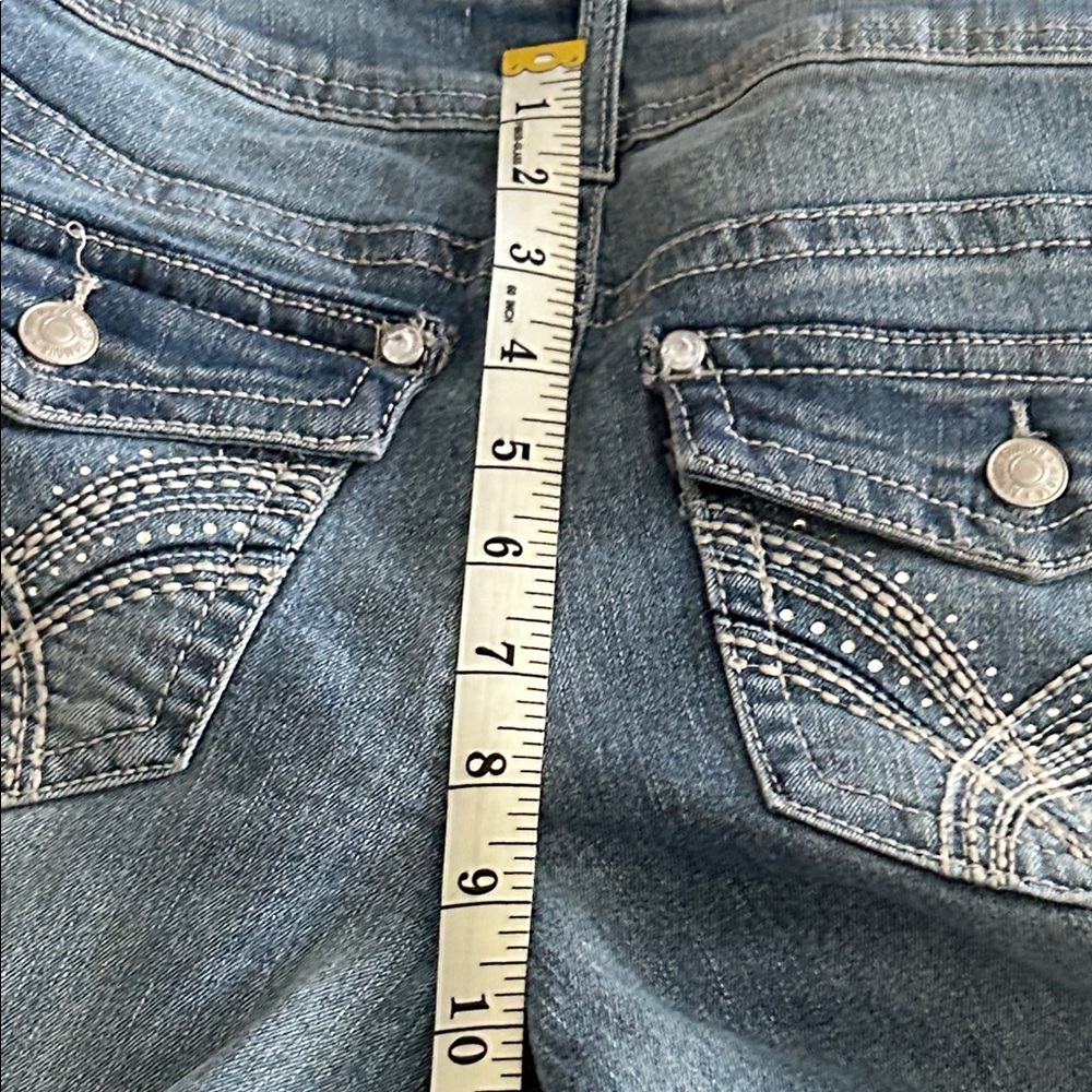 Vintage Denim Flare Jeans (Juniors) - Picture 12 of 15